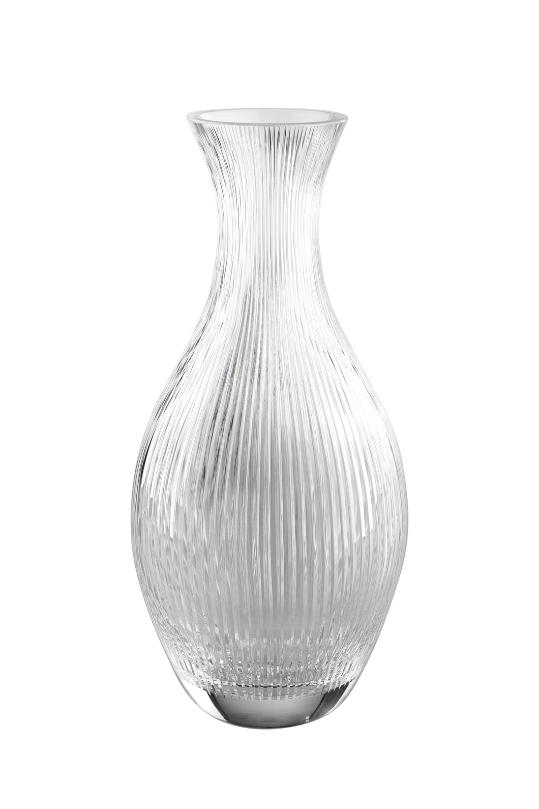 SANSIBAR - klares Glas, Flasche 260 mm, Linienschliff