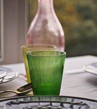 Lade das Bild in den Galerie-Viewer, SANSIBAR - smaragd, Becher 107 mm, Linienschliff