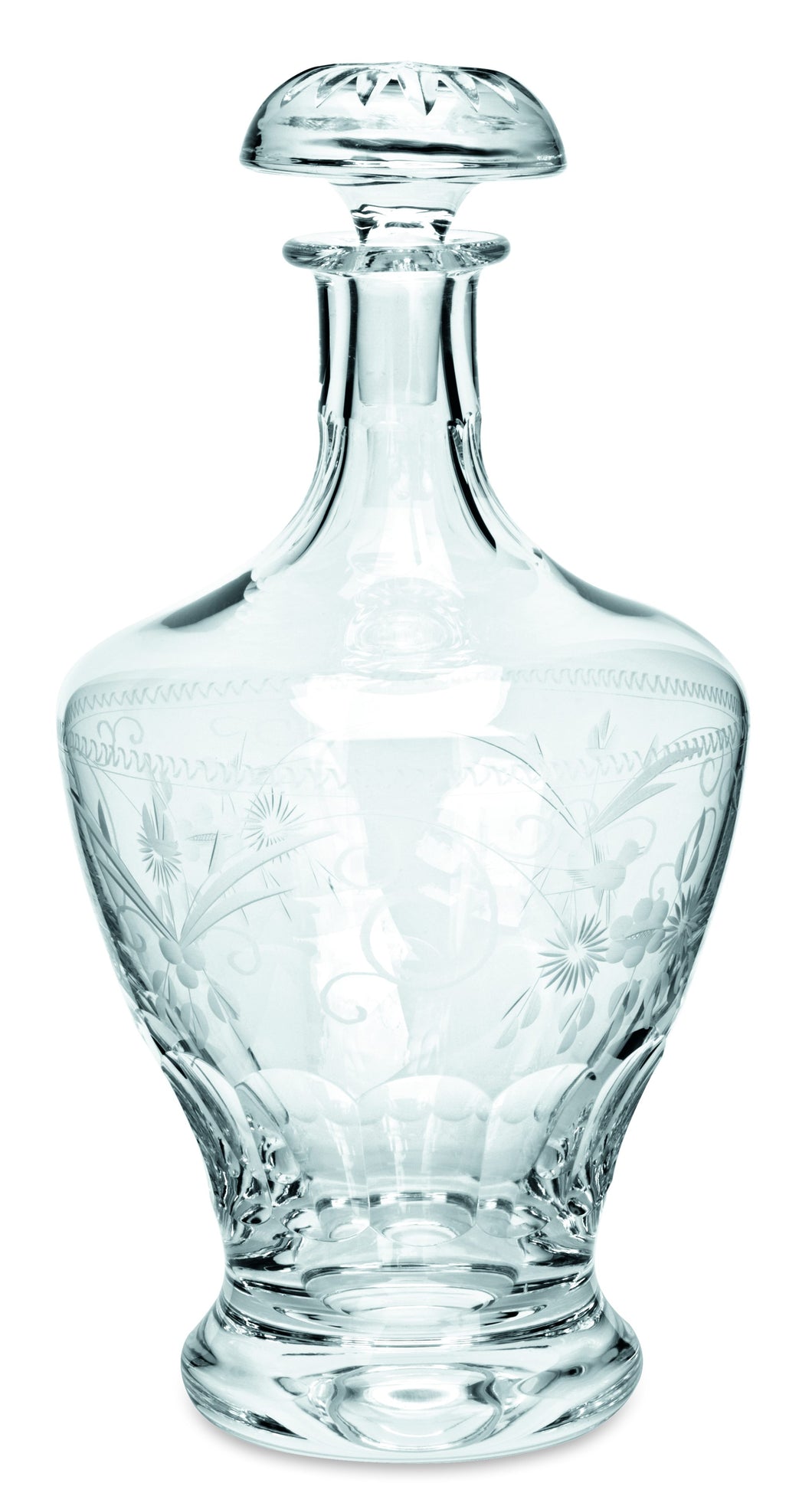 CONCORD klar, Schliff & 'Radgravur' - Flasche 0,75 l