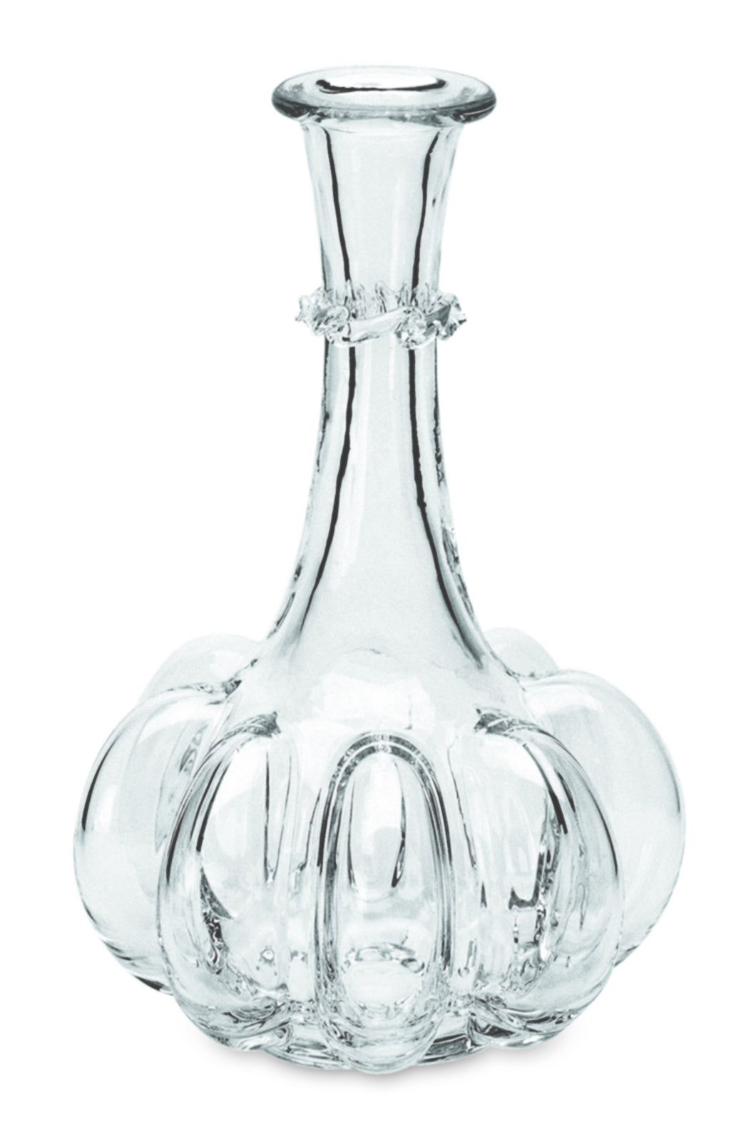 KÜRBISFLASCHE klar, glatt - Vase 210 mm