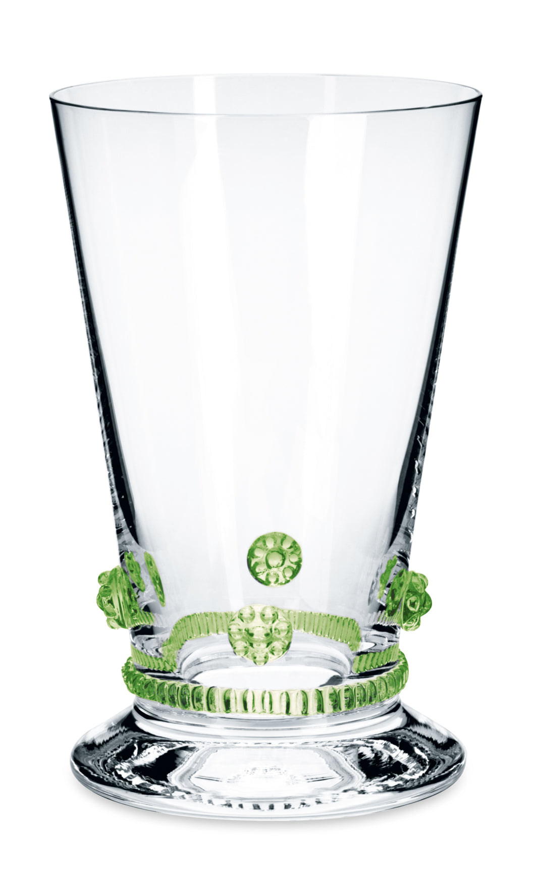 BACCHUS hellgrüne, Rosetten &  Radlband - Wasserbecher 130 mm