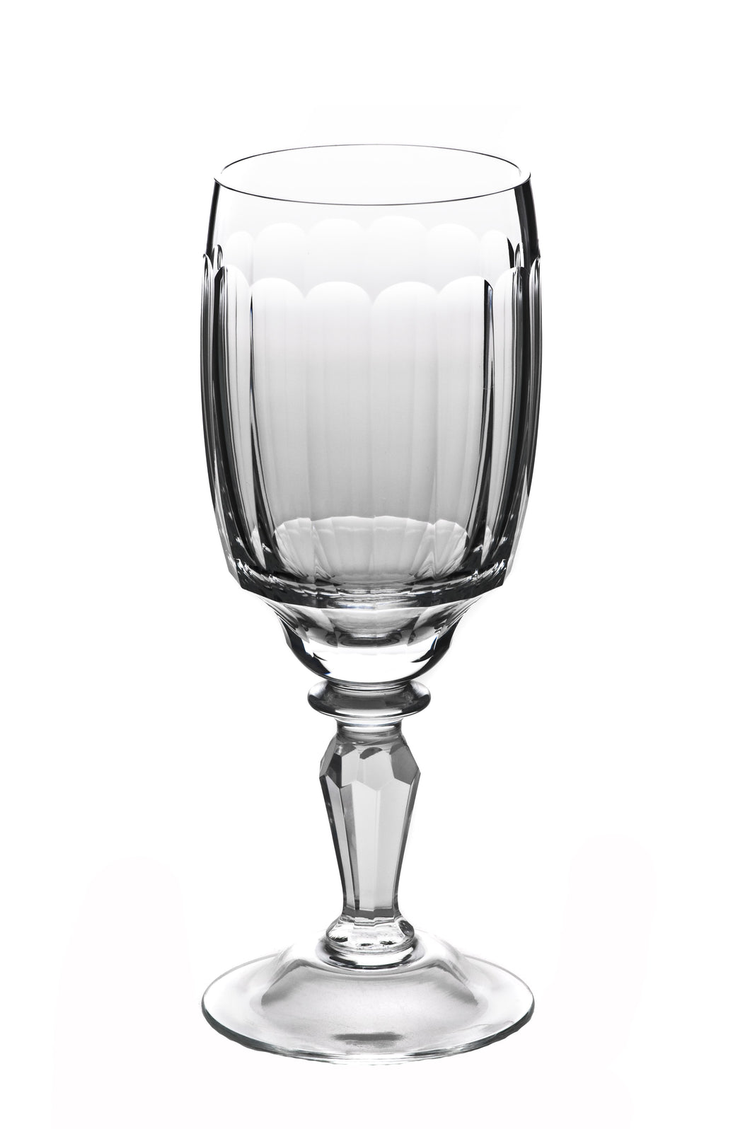 OTTO klar, Flächenschliff - Weinglas 207 mm
