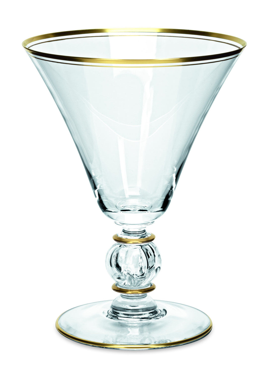 PETERSBURG klar, Goldrand - Weinglas 147 mm (Abverkauf)