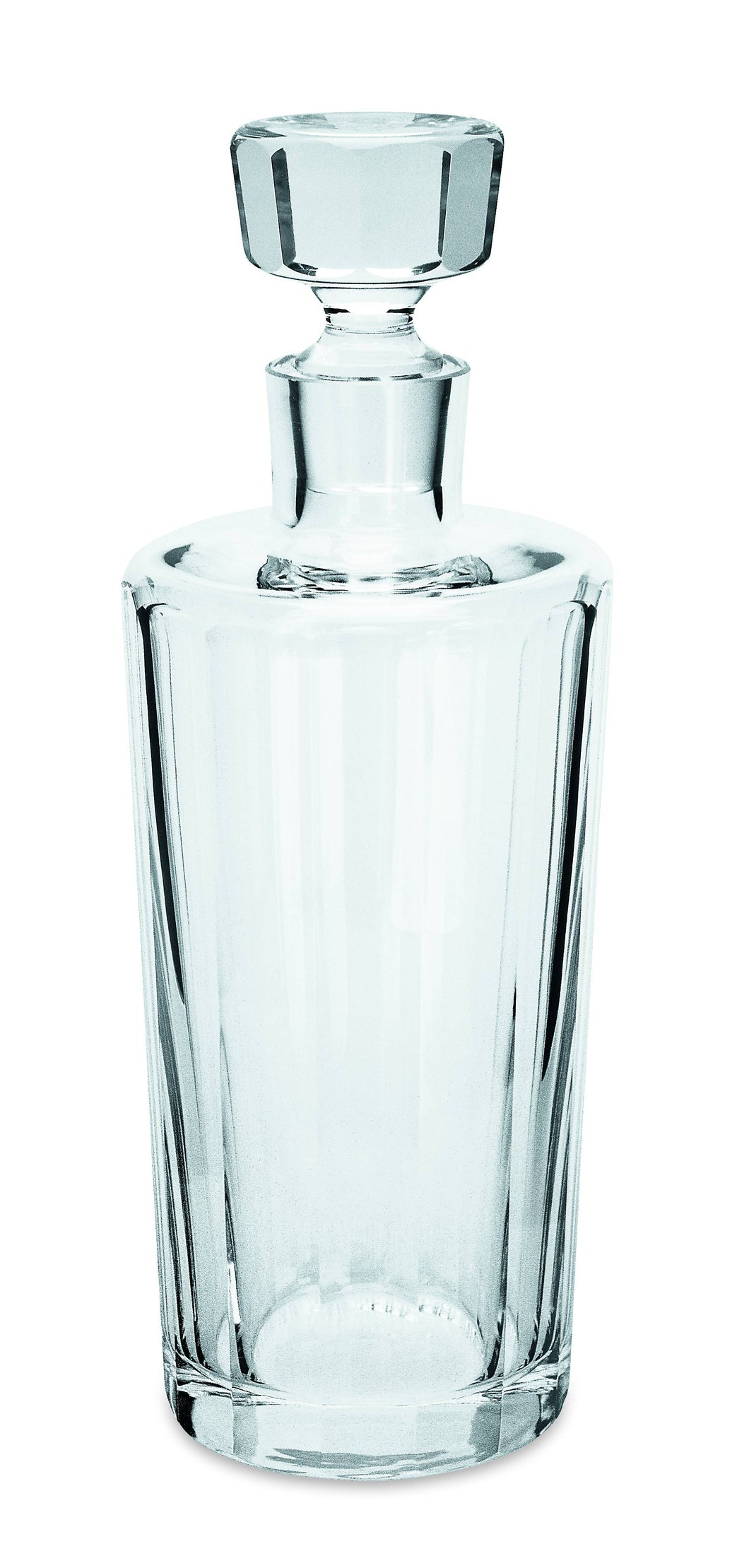 ROLAND Whiskyflasche  0,75 l, klar, polierter Flächenschliff - 260 mm