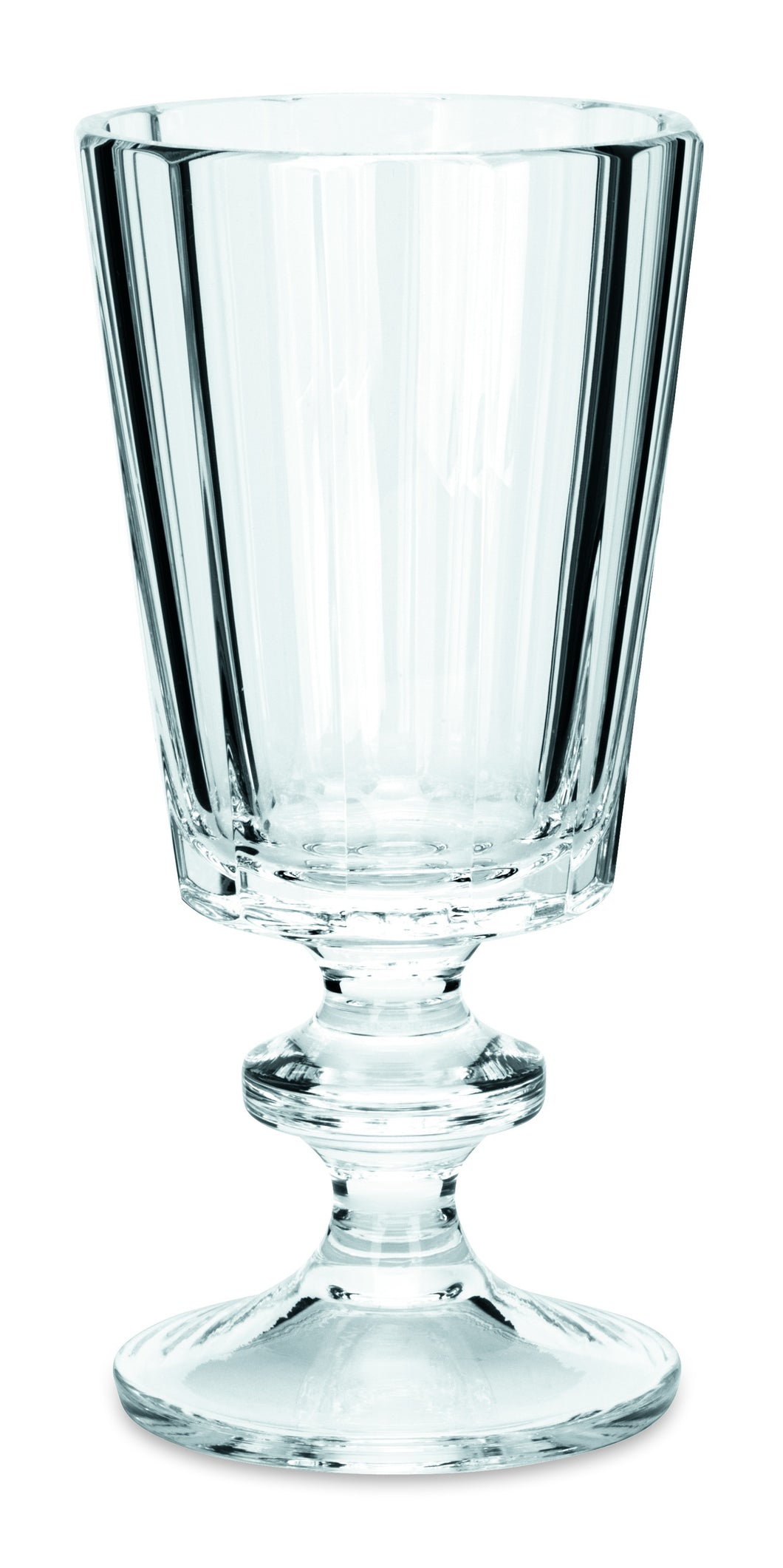 ROLAND klar, polierter Flächenschliff - Weinglas 138 mm